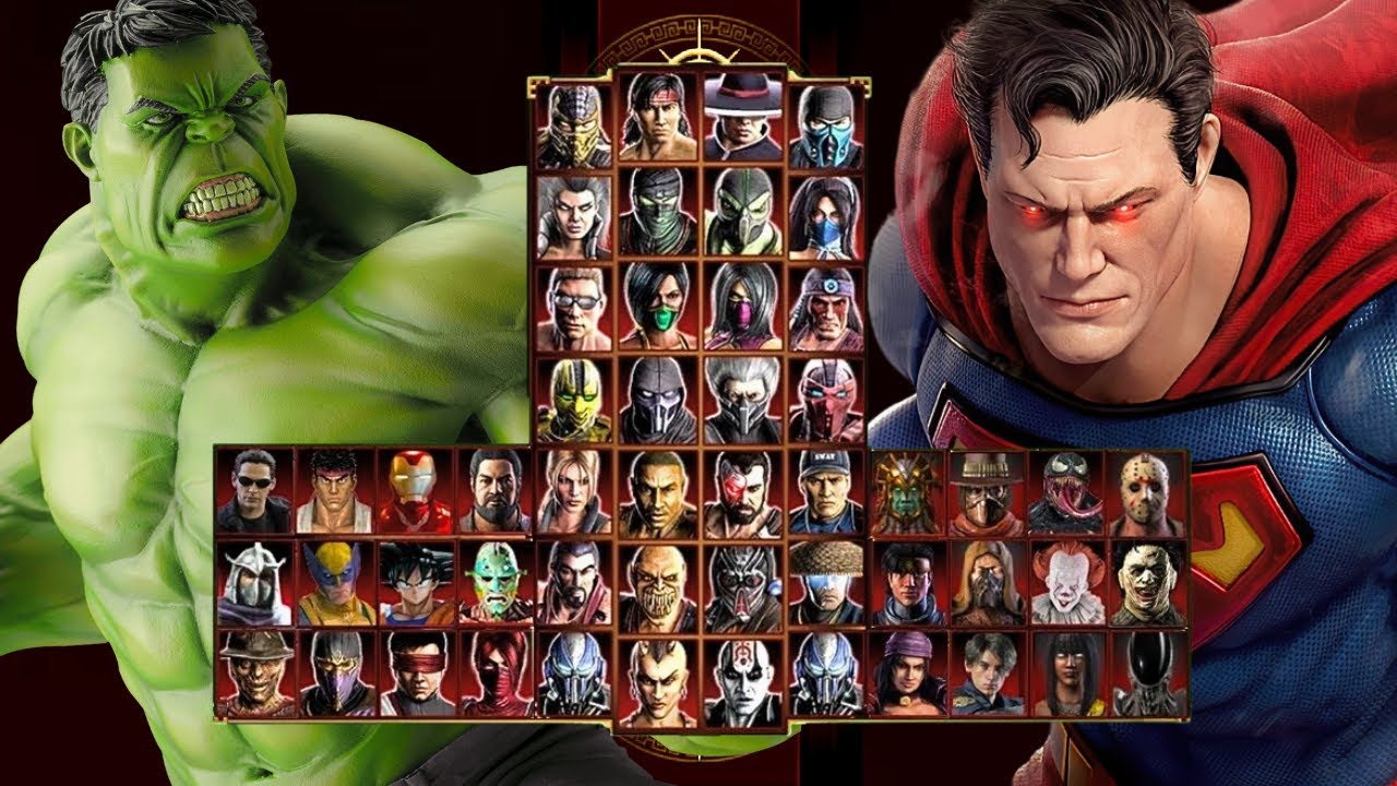 Mortal Kombat 9 - HULK & SUPERMAN - Expert Tag Ladder - Gameplay @(1080p) - 60ᶠᵖˢ ✔