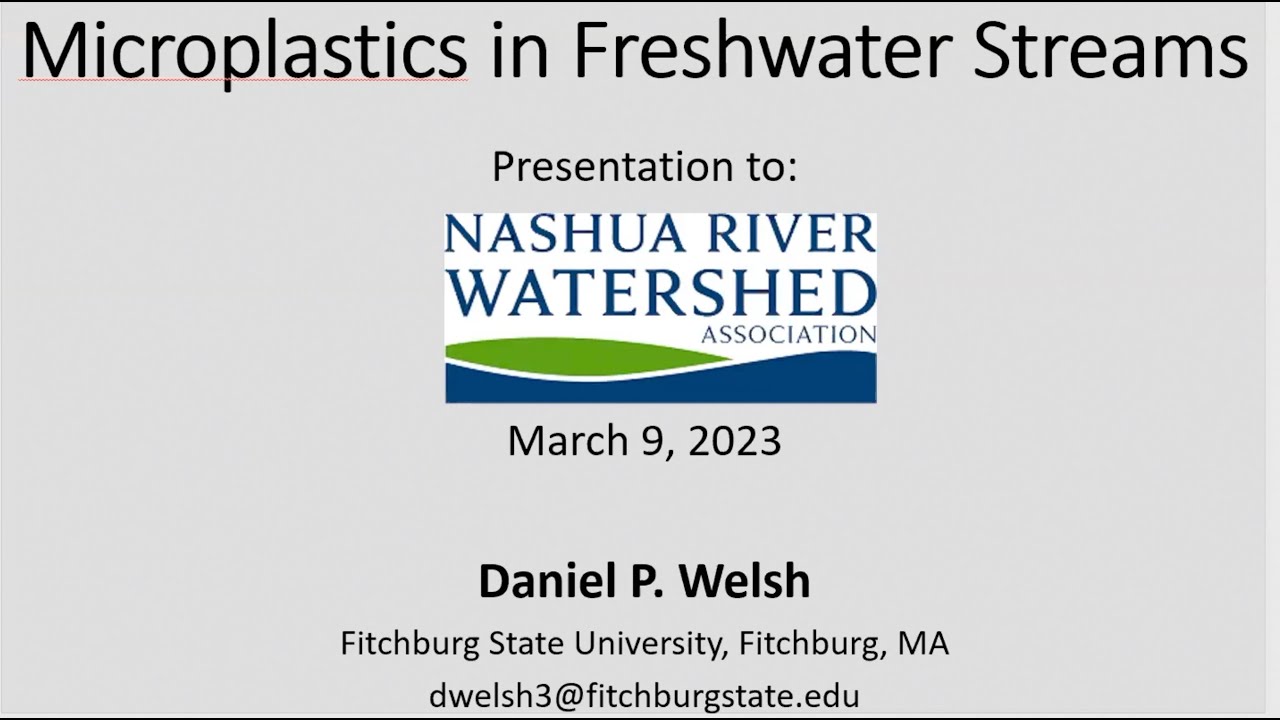 Microplastics in Our Local Freshwater Streams and Fish with Dr. Daniel Welsh