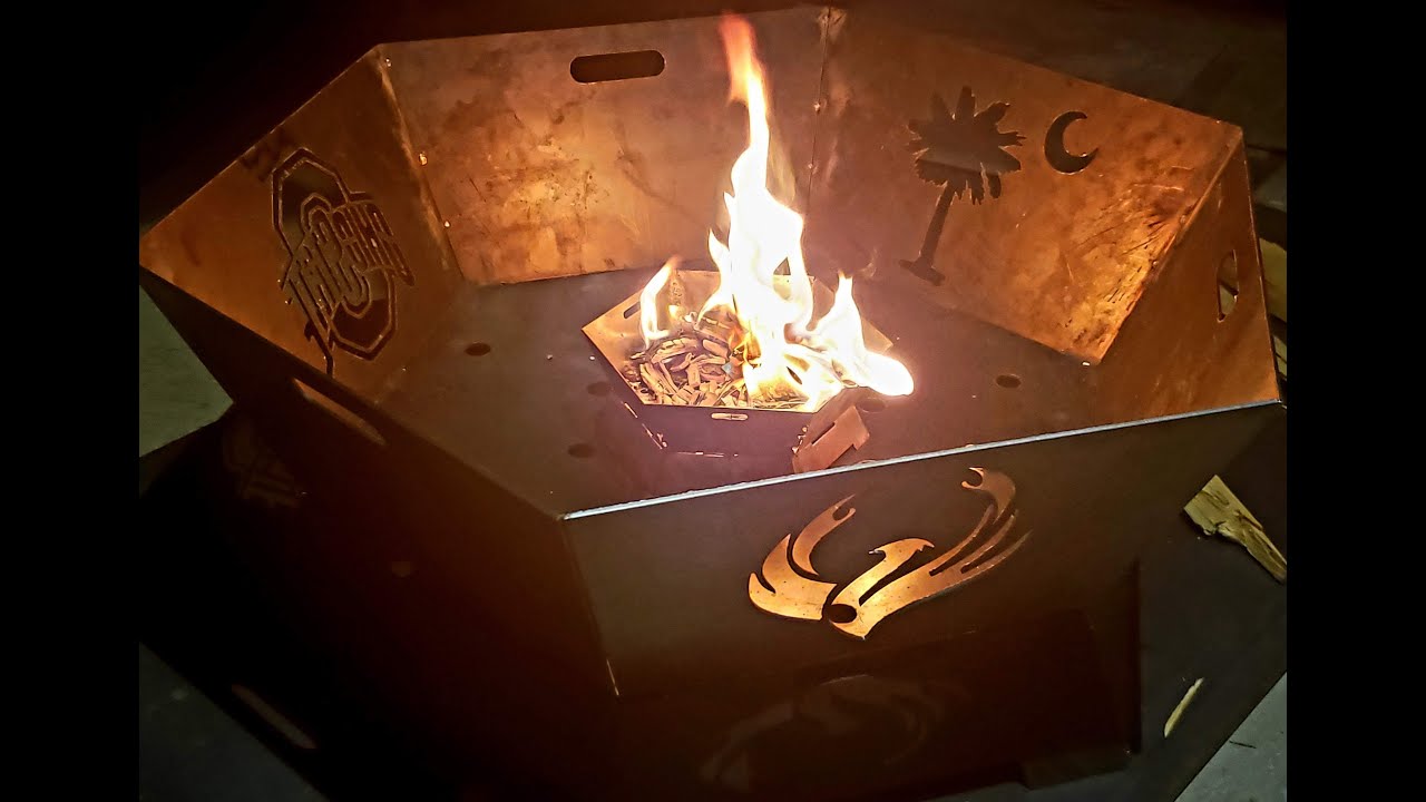 DIY Hex Fire Pit