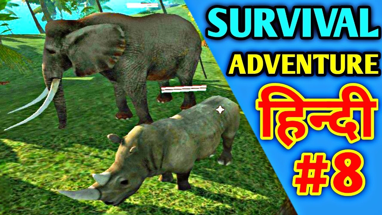 I Tame Elephant And Rhinoceros 😈 | Survivor Adventure Survival Island GamePlay #8