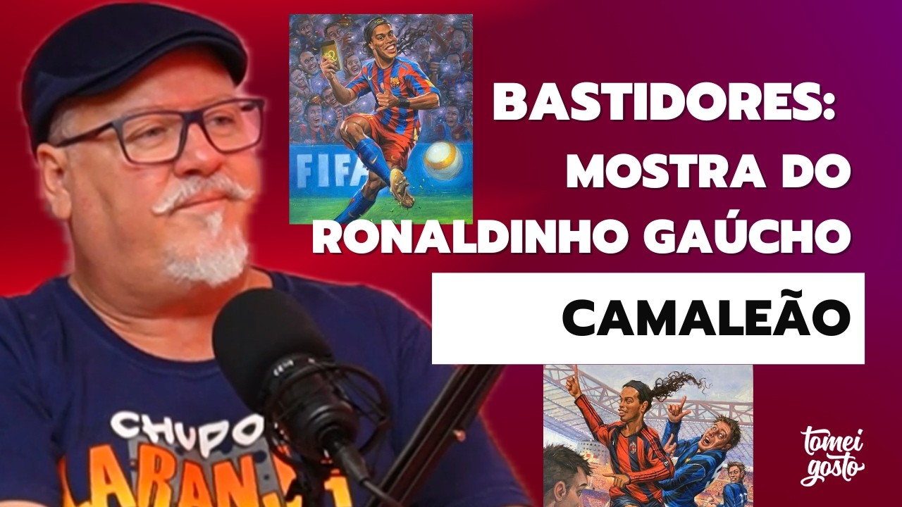 Ronaldinho Gaúcho: bastidores de como consegui uma mostra de quadros dele