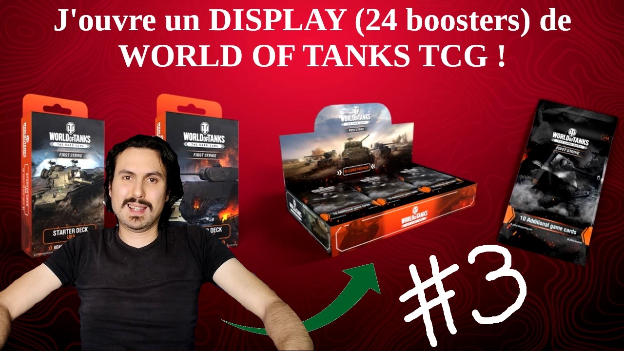 World Of Tanks CCG - First Strike : Ouverture Display 3.