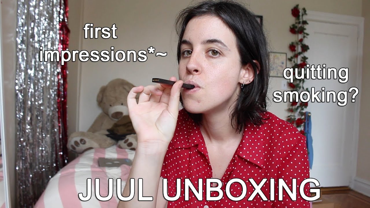 JUUL UNBOXING! QUITTING SMOKING & FIRST IMPRESSIONS