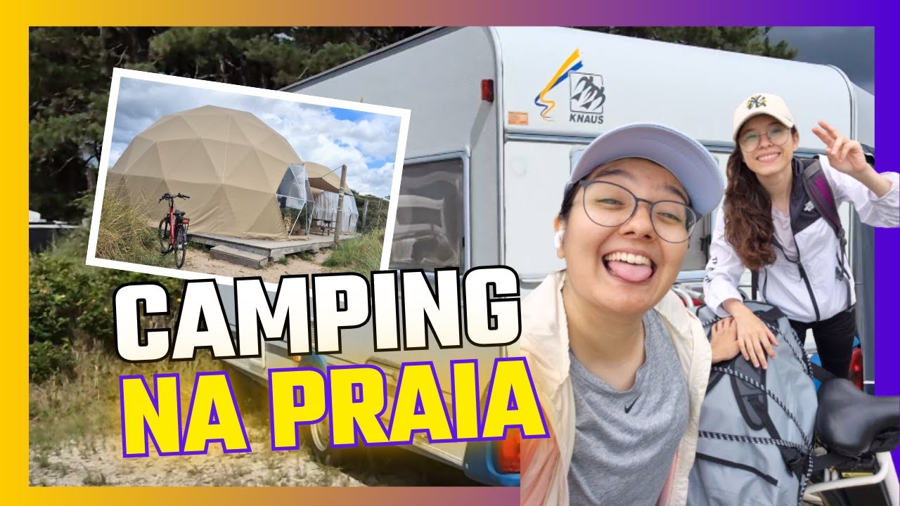 Como é um CAMPING de praia na HOLANDA