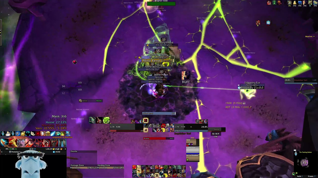 Legion Timewalking Tank Mage Tower - Prot warr