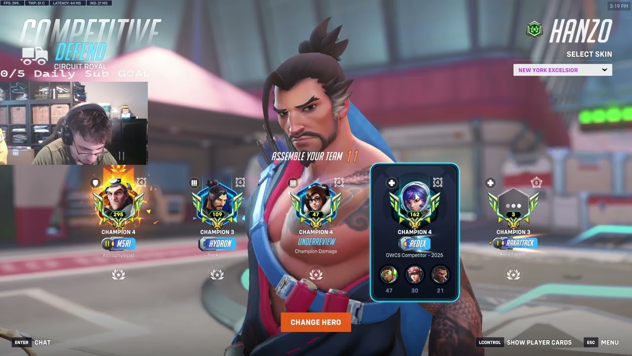 HYDRON CARRY HANZO - SEASON 20 OVERWATCH 2