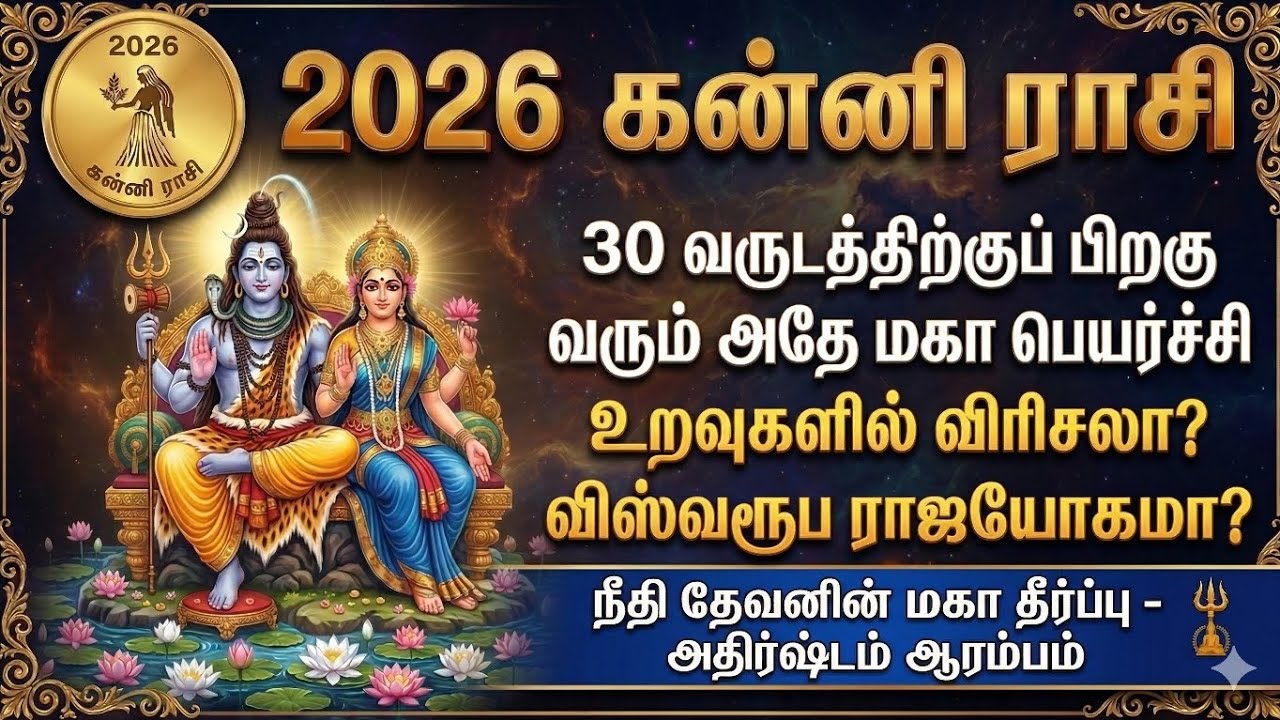 கன்னி ராசி கண்டகச் சனி 2026: உறவுகளில் விரிசலா? அல்லது விஸ்வரூப ராஜயோகமா? மகா எச்சரிக்கை! | Kanni