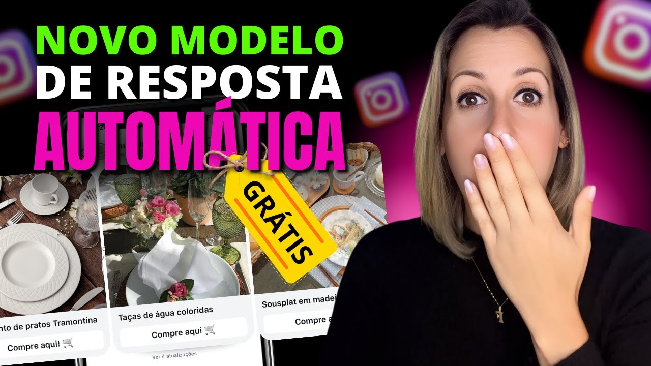 🔥 [NOVIDADE] Como Ativar Respostas AUTOMÁTICAS no Instagram Com IMAGENS (GRÁTIS)