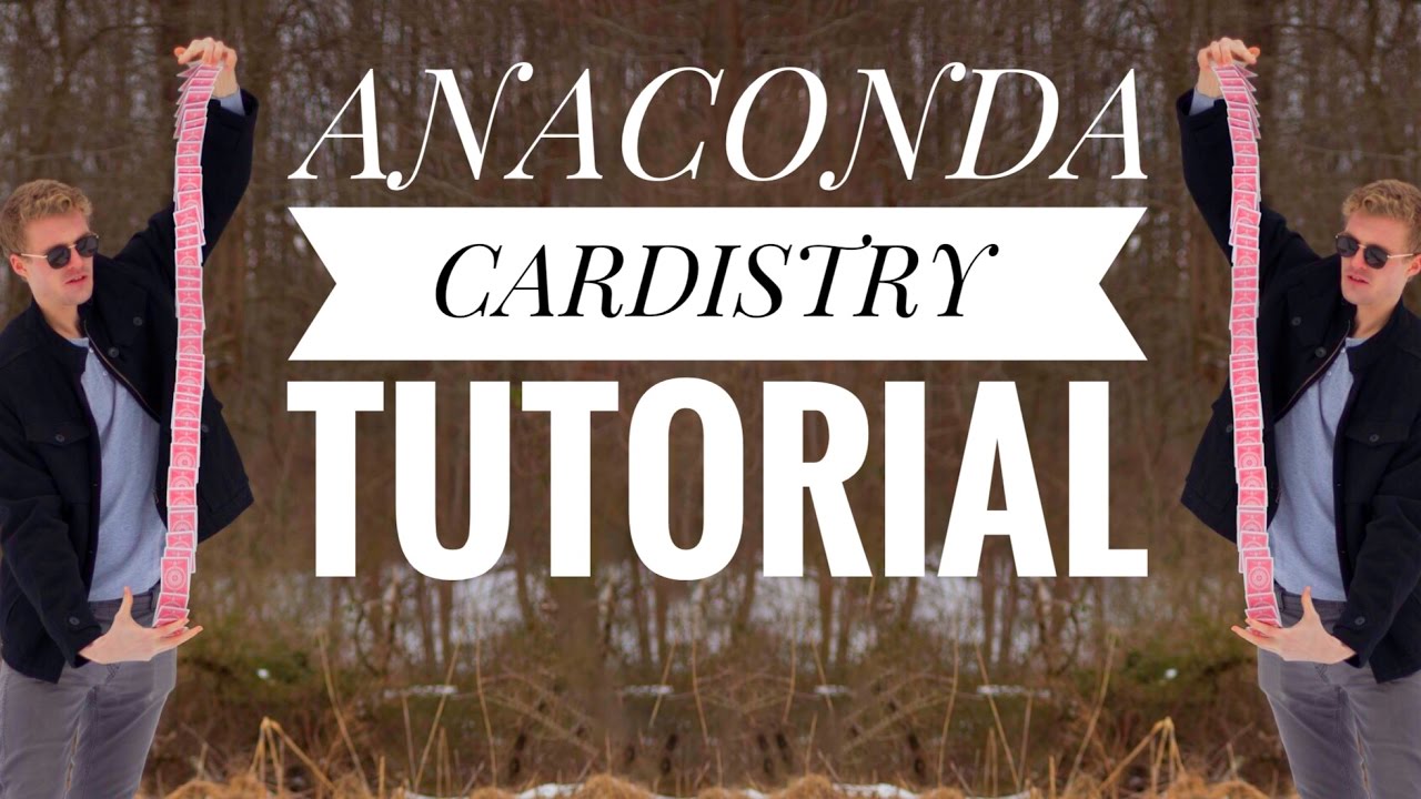 CARDISTRY TUTORIAL // THE ANACONDA DRIBBLE
