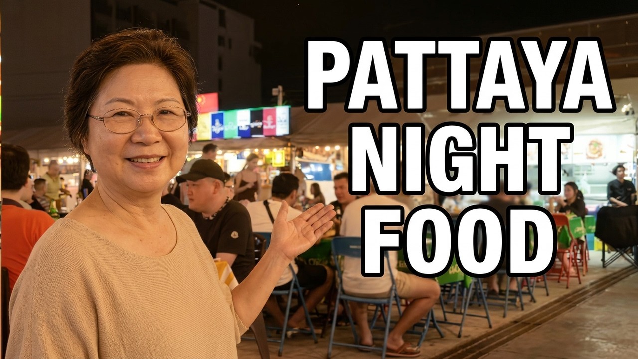 Pattaya Night Street Food Area 🇹🇭 | Busy Eatery Near Soi 6 Pattaya