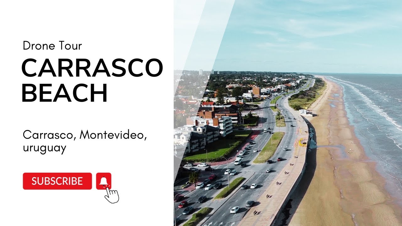 #DroneTour - Carrasco #Beach - #Carrasco, #Montevideo, #Uruguay - #Nature #River #Sand #4K