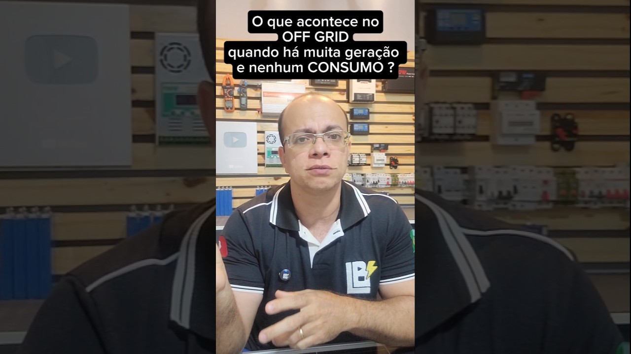 O que acontece no OFF GRID quando h&aacute; muita GERA&Ccedil;&Atilde;O de Placa solar e nenhum CONSUMO ? | Energia solar