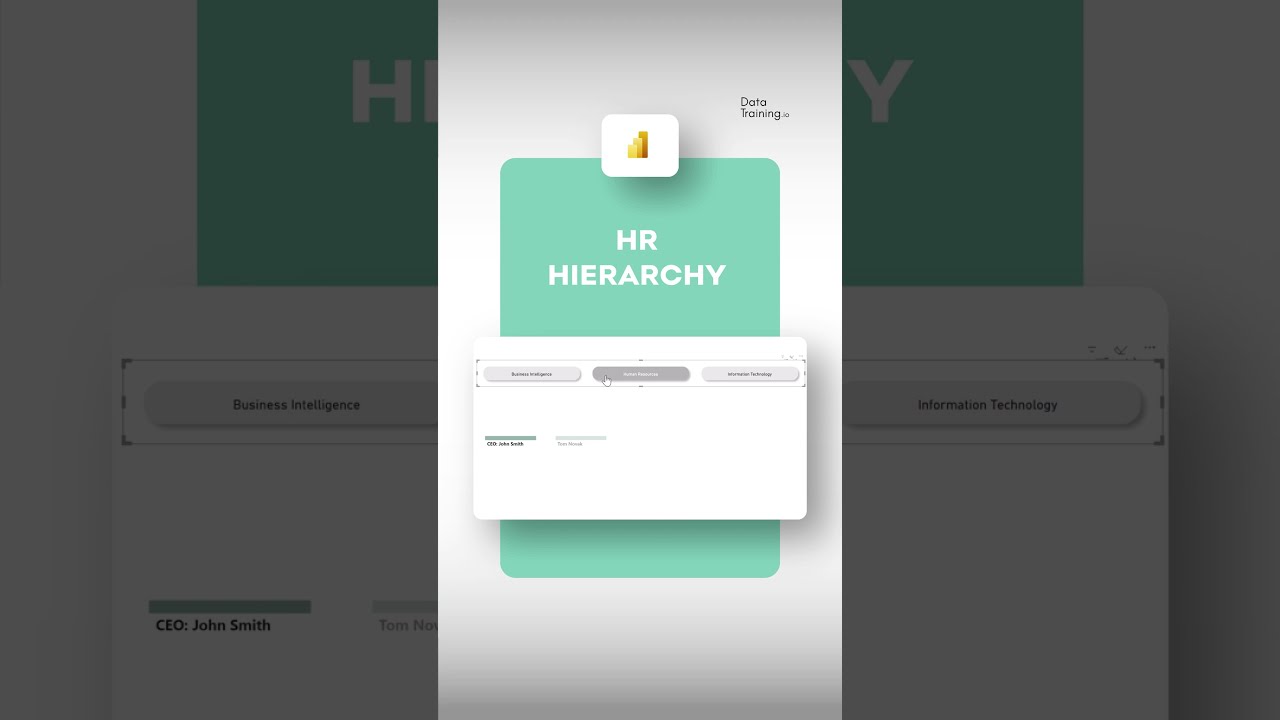 HR Hierarchy in Power BI Example