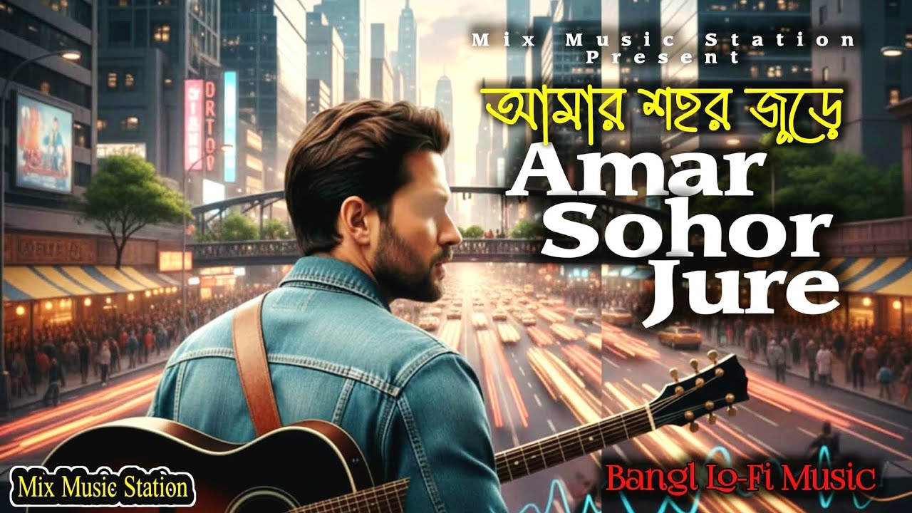 আমার শহর জুড়ে | Official AI Song | Emotional Bangla Song | Amar Shohor Jure | New Bangla Music 2025