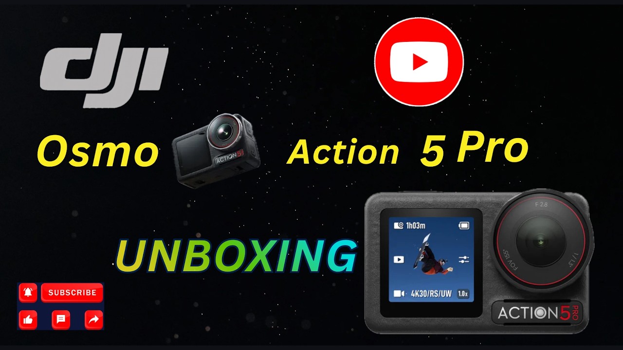 Dji action 5 pro unboxing and 1st impression #unboxing #video