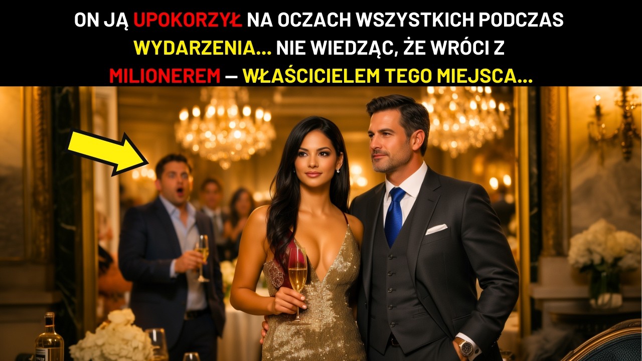 UPORZYŁ JĄ PRZY WSZYSTKICH NA WYDARZENIU... NIE WIEDZĄC, ŻE PRZYJEDZIE Z MILIONEREM, WŁAŚCICIELEM