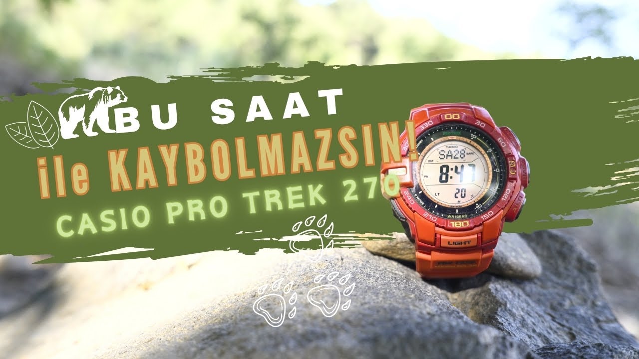 Casio ProTrek PRG-270 Detaylı İnceleme | Pusula, Barometre ve Altimetre Nasıl Kullanılır?