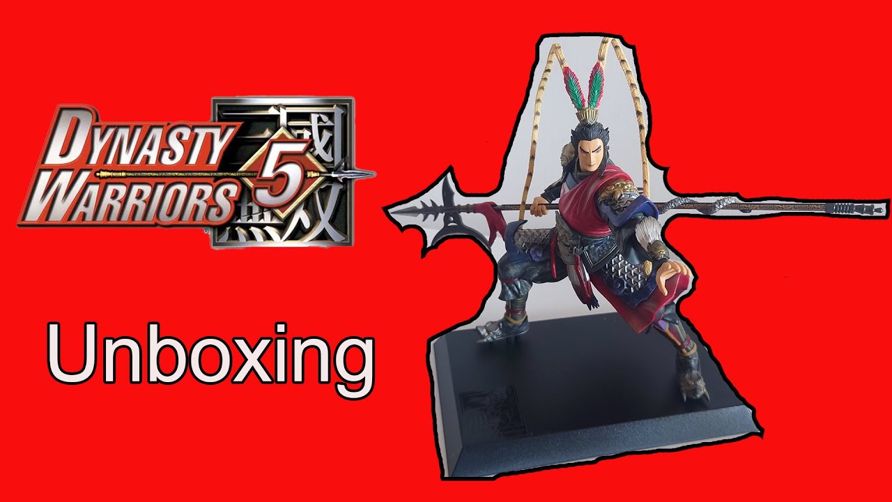 Dynasty Warriors 5 Lu Bu Figure Unboxing(Included in the PS2 Dynasty Warriors 5 TREASURE BOX)