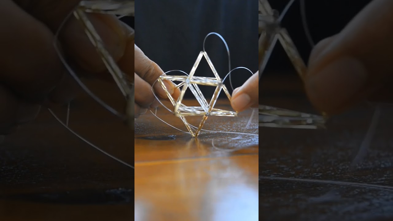 Tejido del Cubo de Metatron. #handmade #hechoamano #diy #turorial