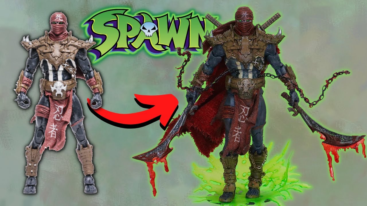McFarlane Toys Ninja Spawn- Custom Action Figure