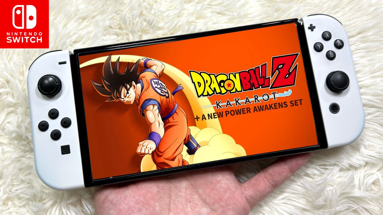 DRAGON BALL Z: Kakarot + A New Power Awakens set on Nintendo Switch OLED Gameplay