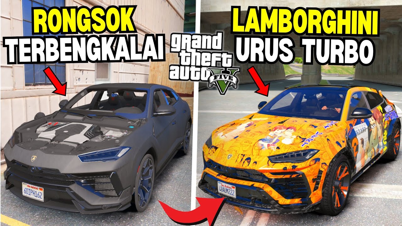 Aku Menemukan Mobil Hypercar Langka Lamborghini Urus Rongsok Terbengkalai di Kota - GTA 5 MOD