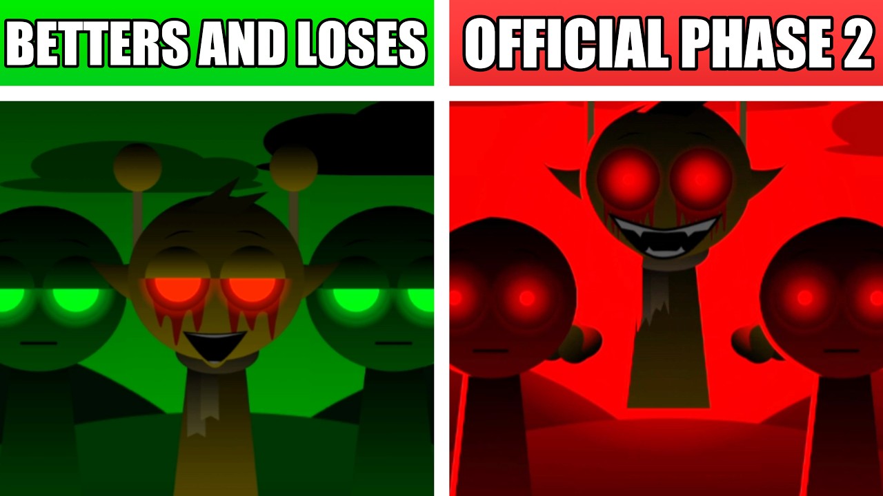Incredibox Sprunki Betters And Loses Official Phase 1 vs Phase 2 — Which One Wins?