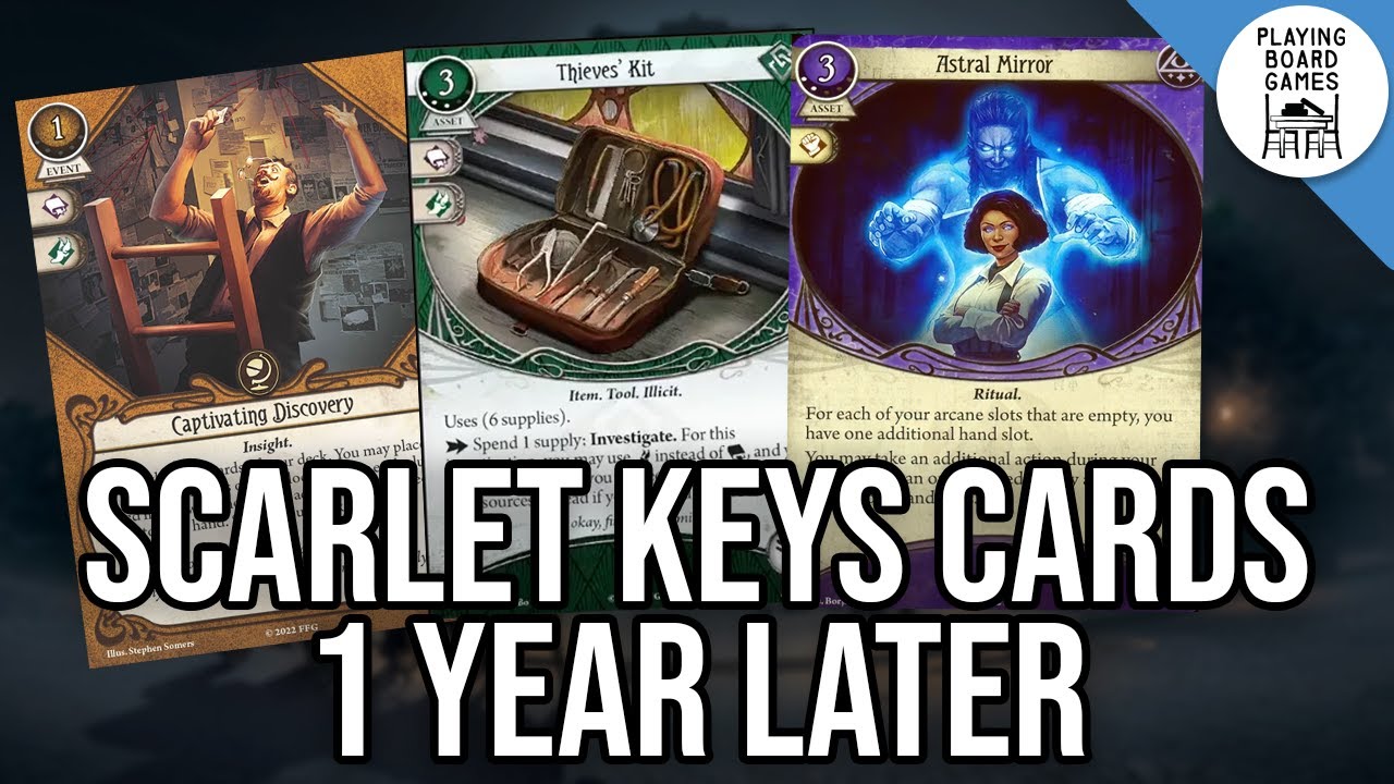 Reranking The Scarlet Keys Player Cards 1 Year Later, Part 1 (Arkham Horror: The Card Game)