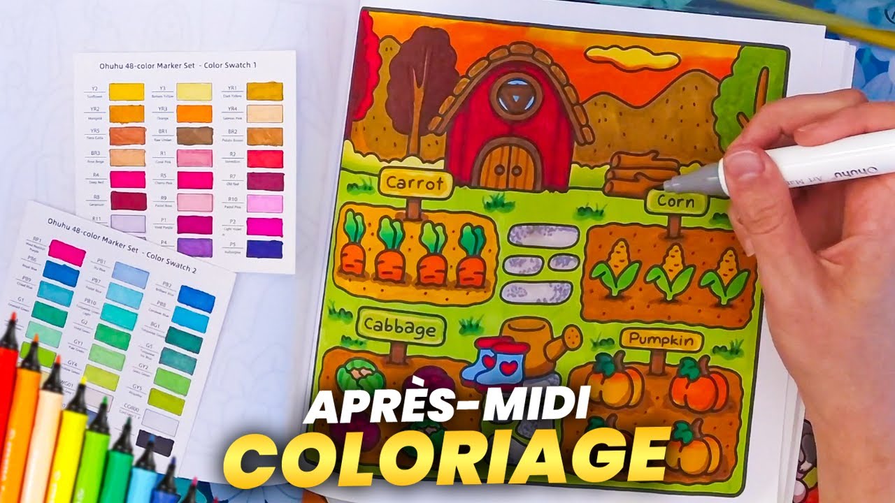 APRÈS-MIDI DISCUSSION ET COLORIAGE