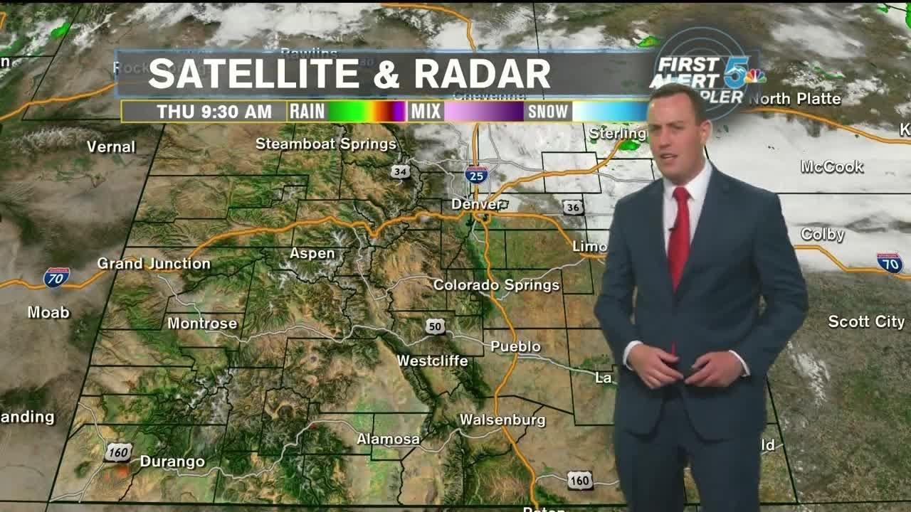 Seeing slightly better chances for severe weather in northern El Paso County this afternoon