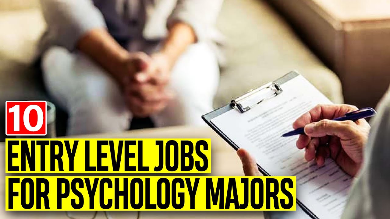 10 Best Entry-Level Jobs For Psychology Majors