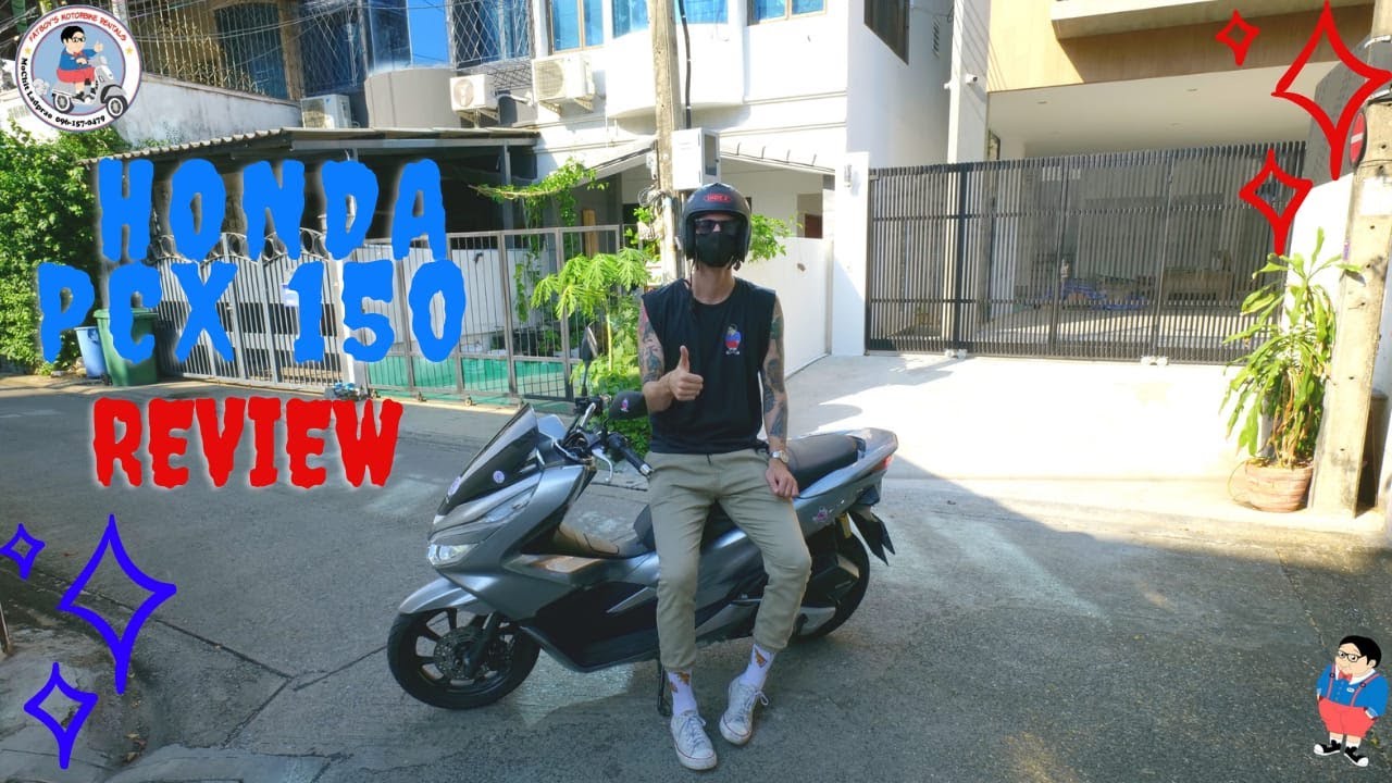 Honda PCX 150 Scooter Review English | Bangkok Thailand 2021 | Fatboys Motorbikes
