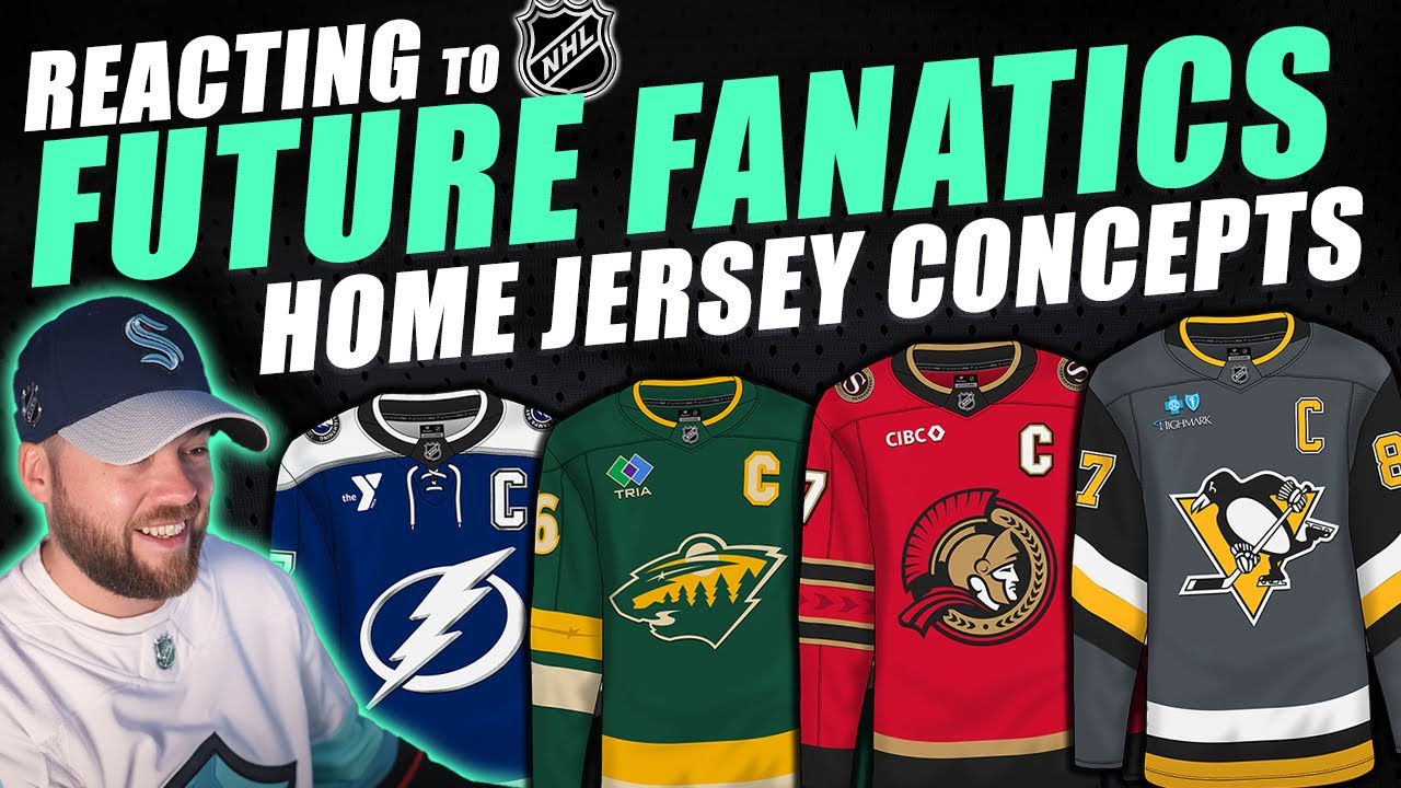 NHL Hockey Future Fanatics Home Jersey Concepts!