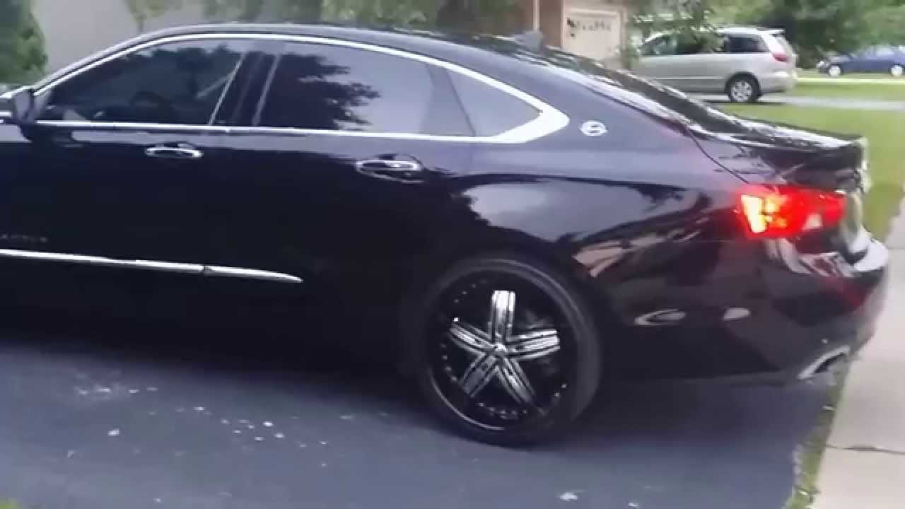 2014 chevy impala on 22's