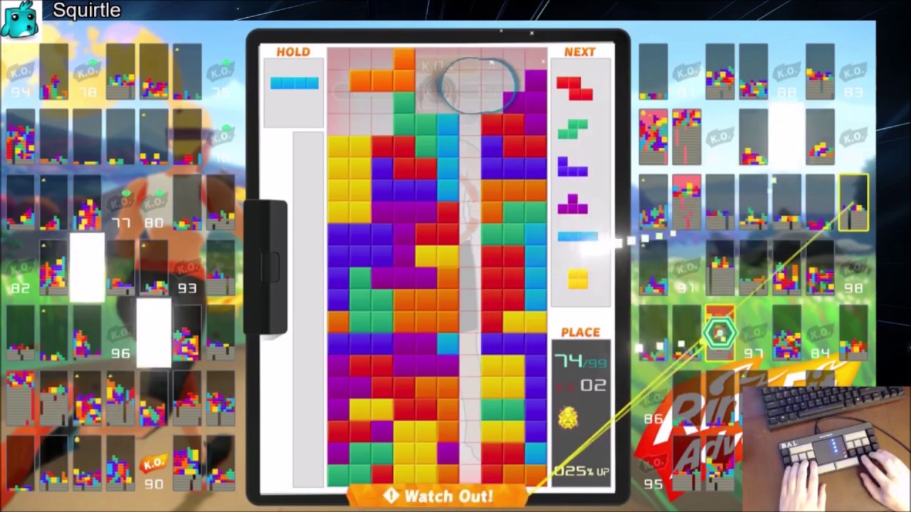 Tetris 99 - New Ring Fit Theme - 20 KOs