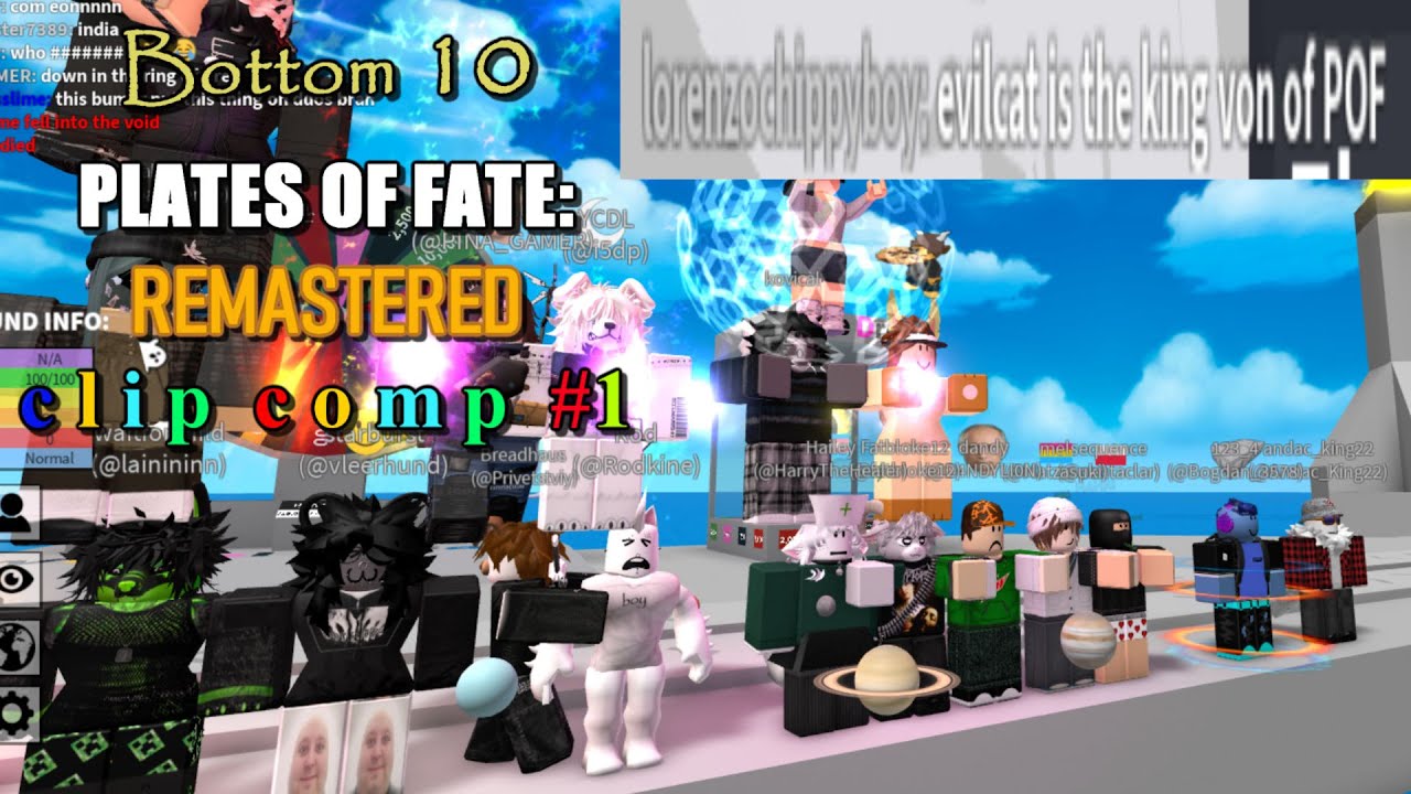bottom 10 plates of fate: remastered clip comp #1