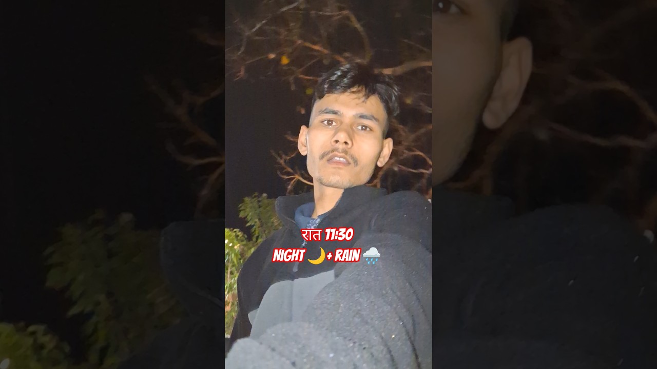 Raat ke sade 11 baje hui बारिश हल्द्वानी में #saurabhchandra #dailyvideo #sadstatus #sadsoul #shorts