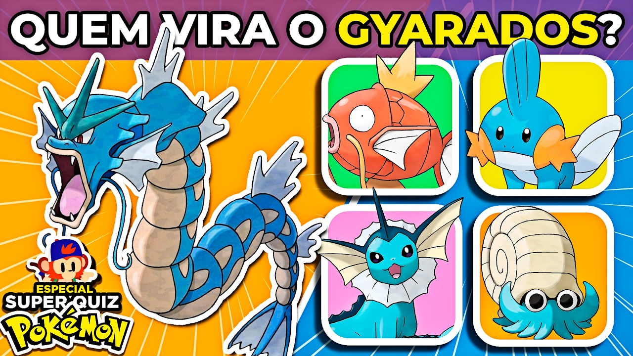 🐲 SUPER QUIZ - POK&Eacute;MON | 🔴35 perguntas para descobrir se voc&ecirc; &eacute; um mestre pok&eacute;mon #quiz #macaquiz