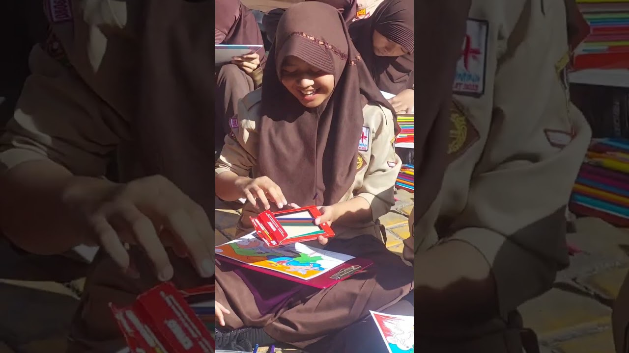 Lomba mewarnai di SD bersama #mcdonalds #sdntelagaasih02 #TA02