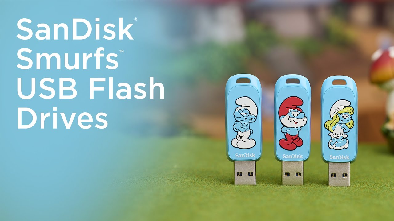SanDisk&reg; Smurfs&trade; USB Flash Drive