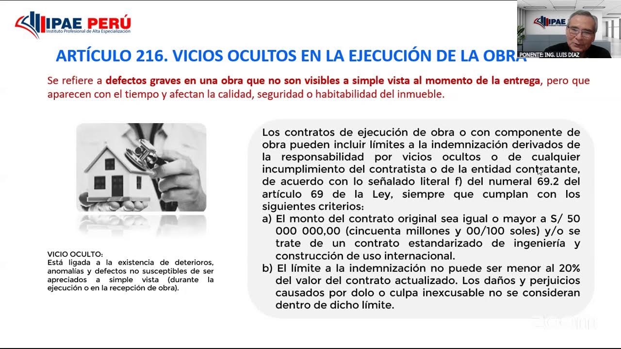 CURSO: CONTINGENCIAS CONTRACTUALES EN OBRAS SEGÚN EL REGLAMENTO DE LEY 32069