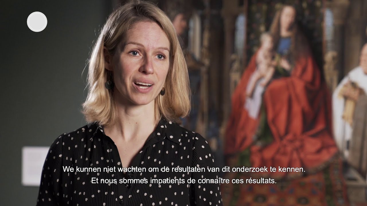 Macro X-stralen Poeder Diffractie Scanning - Madonna met van der Paele - van Eyck