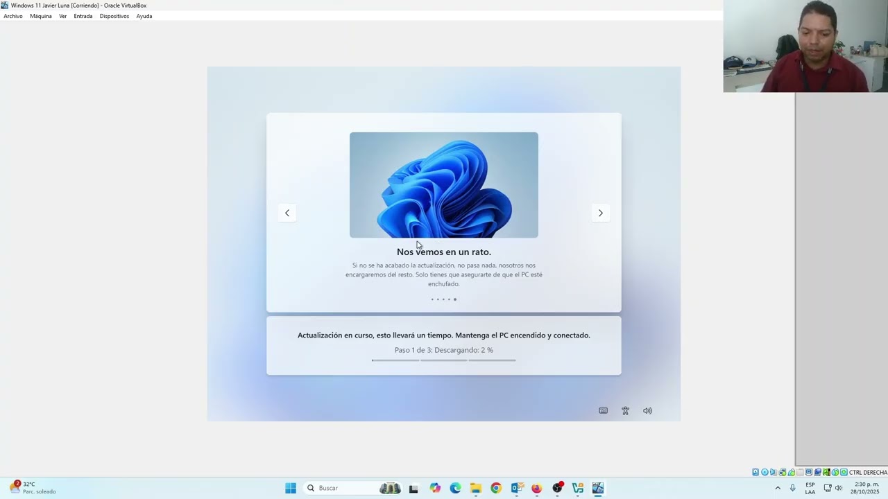 Instalación Windows 11 25H2 en VirtualBox