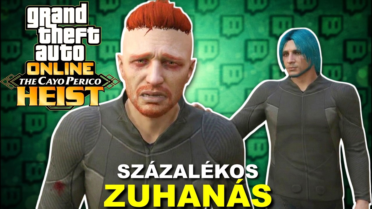 SZÁZALÉKOS ZUHANÁS | GTA Online Cayo Perico Heist #2