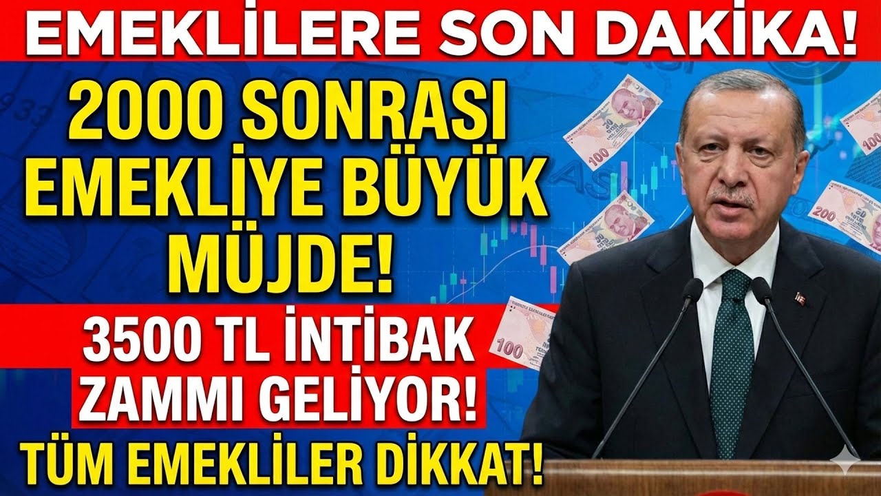 2000 Sonrası Emekliye Şok Haber! Maaşlar Sil Baştan Hesaplanıyor!