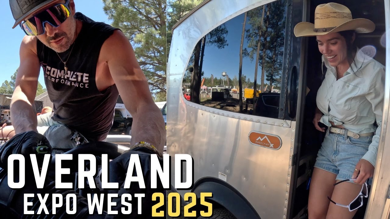Camping with my Girlfriend at Overland Expo West 2025 | $1 Million Motorhomes vs my DIY Camper