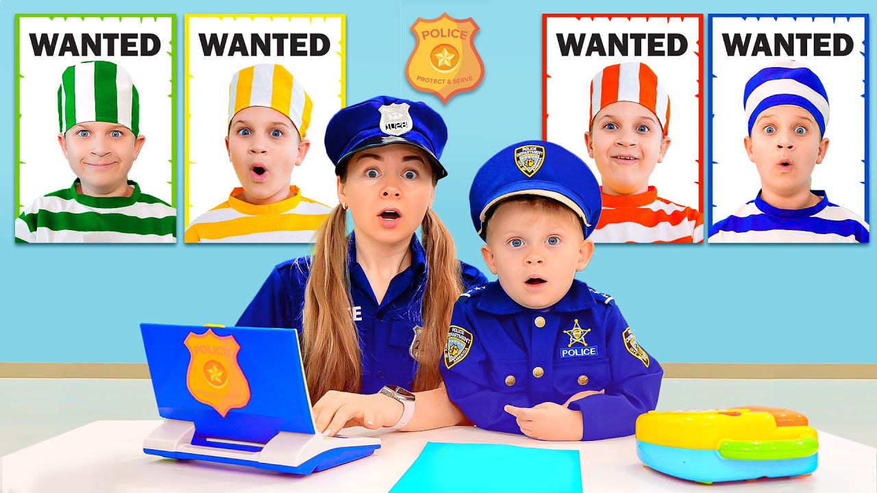 ¡OLIVER ES UN POLICÍA! 👮‍♂️ Su propia estación y más profesiones