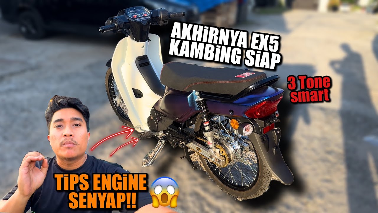 Akhirnya EX5 110 Fi KAMBiNG siap! | #tutorial Engine SENYAP!