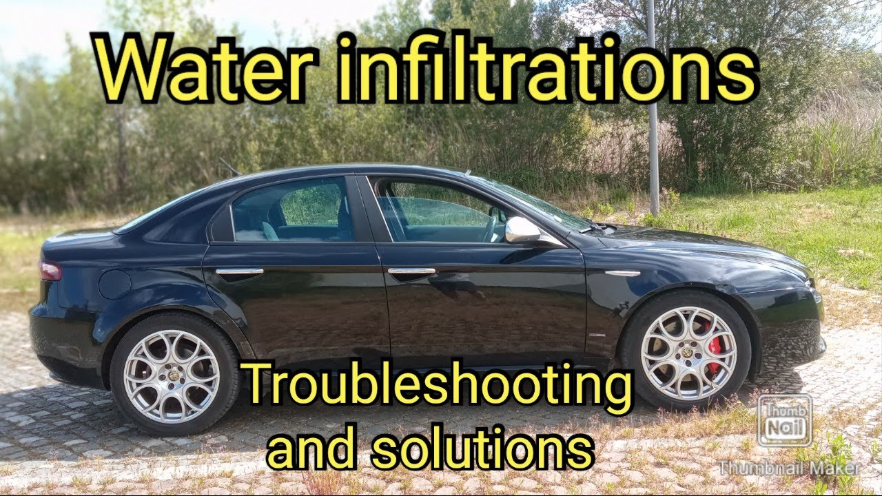 Wet carpet!? Water appears inside the car!? How to solve Alfa Romeo 159 cabin water leaks