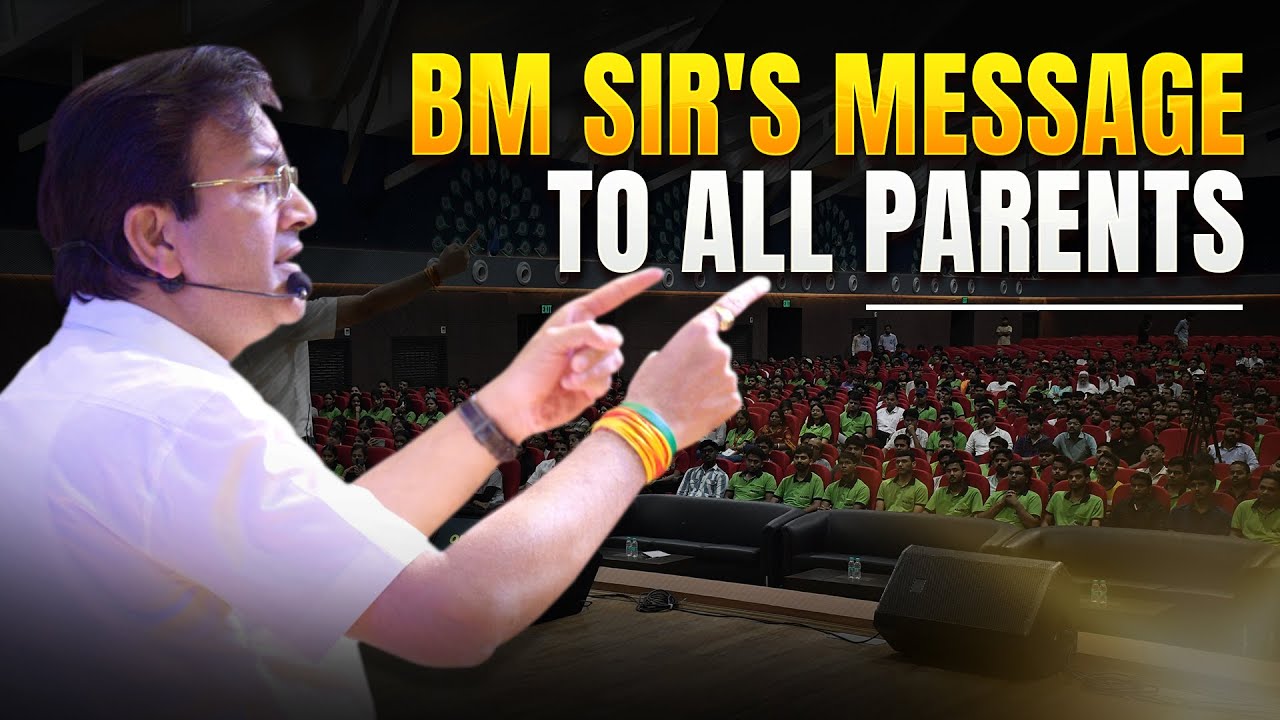 BM Sir&rsquo;s Powerful Parenting Tips Every Parent Should Hear | ALLEN Kota Orientation 🎙️